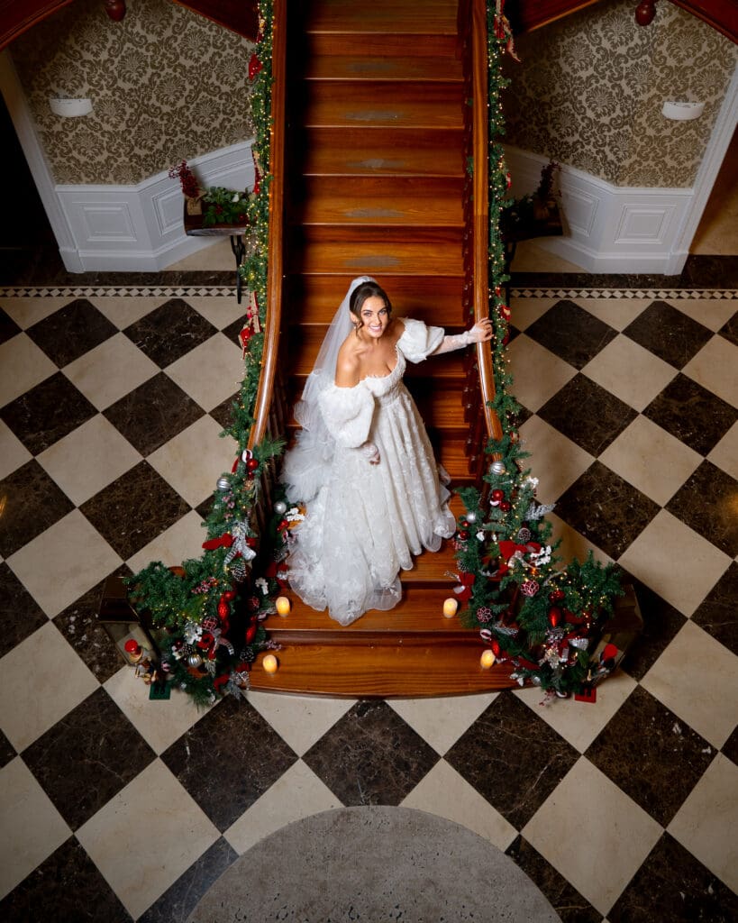 Bride portrait at Sallymount House